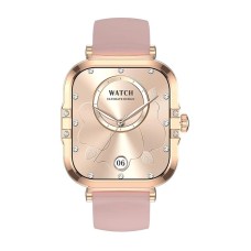 Blisbond Pearl Gold AMOLED Bluetooth Calling Smart Watch